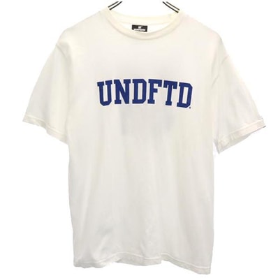 UNDEFEATED アンディフィーテッド ロゴプリント 半袖 Tシャツ S ホワイト系