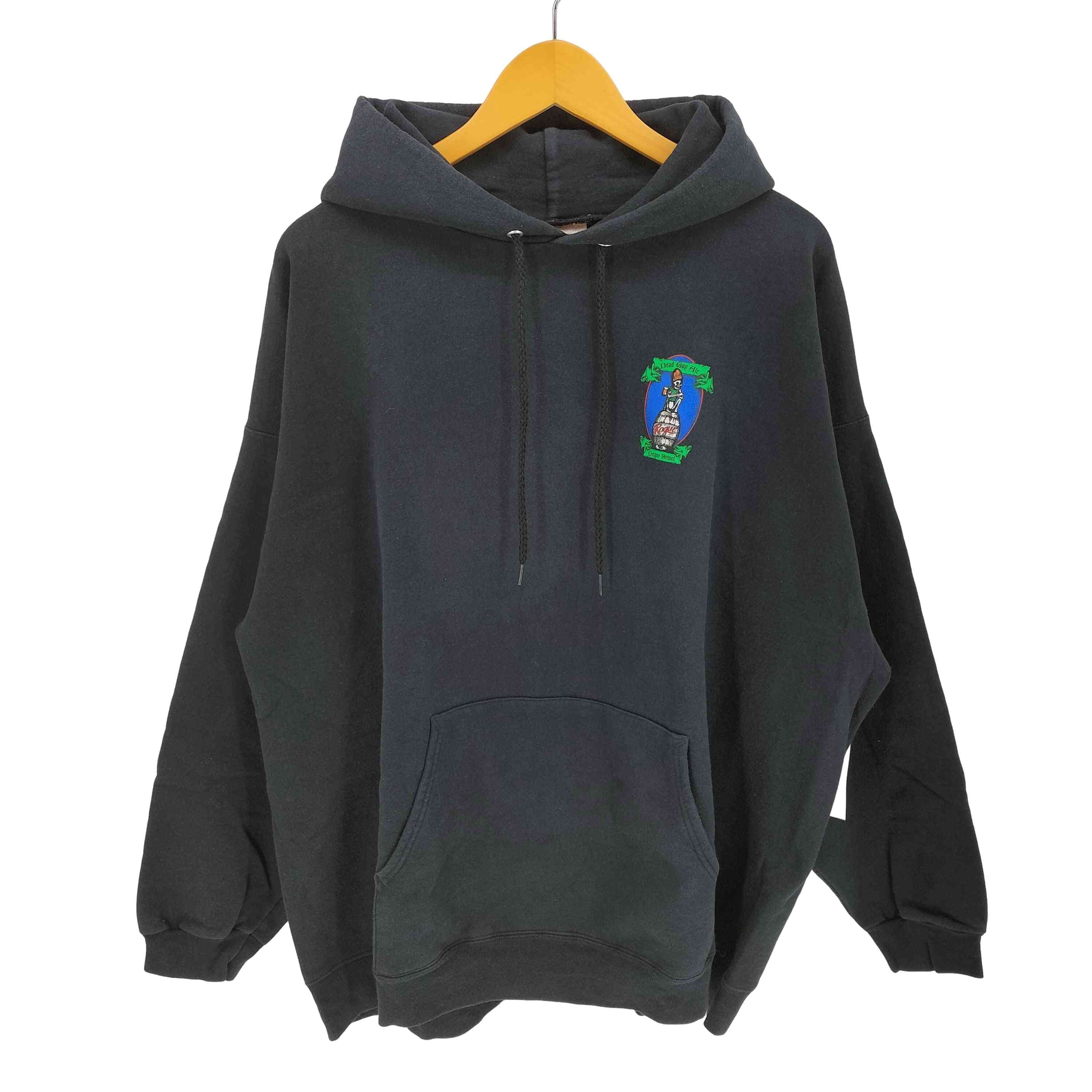 90S ULTIMATE COTTON 企業ロゴ プリント プルオーバー パーカー【1141295194612】