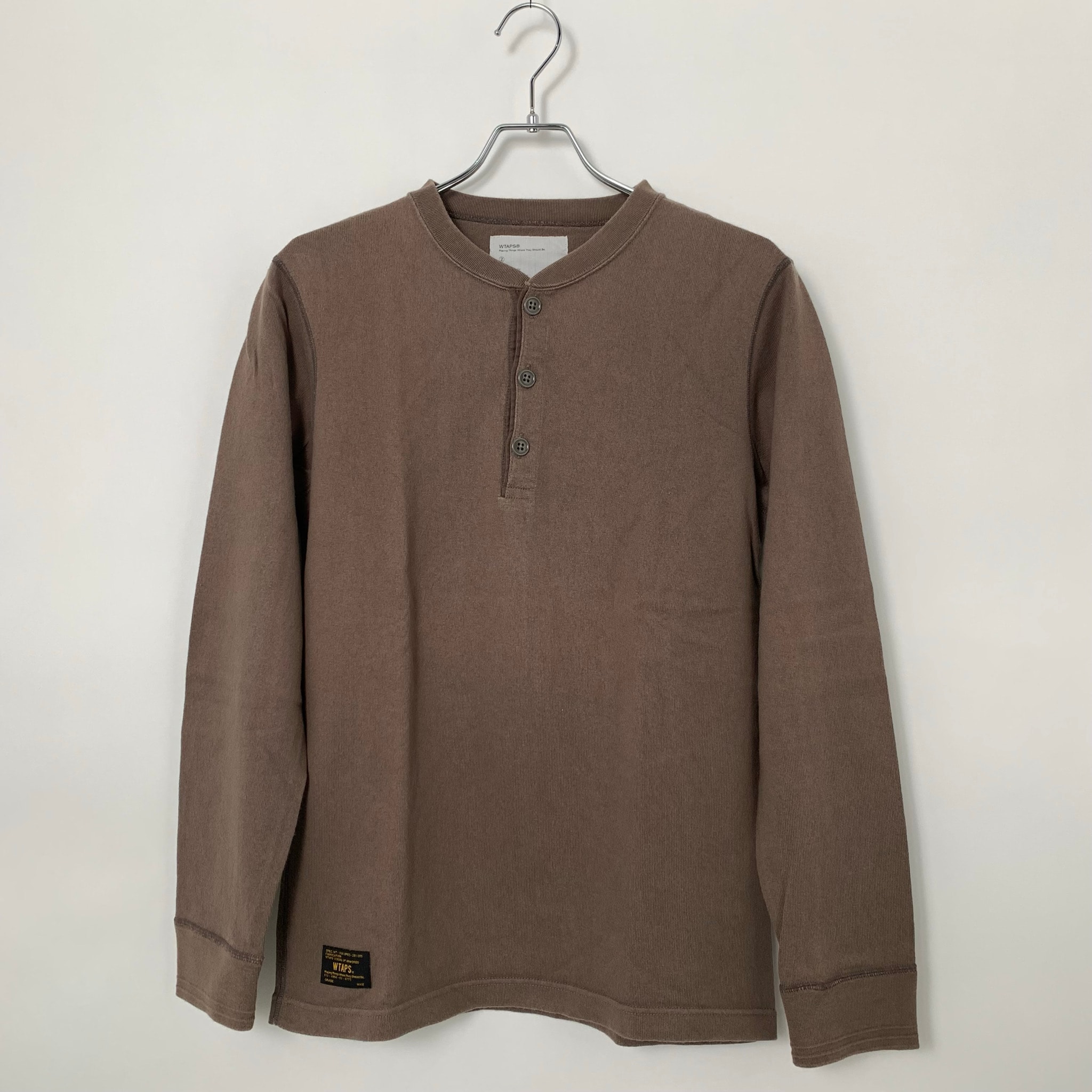 WTAPS Henley Tee Brown