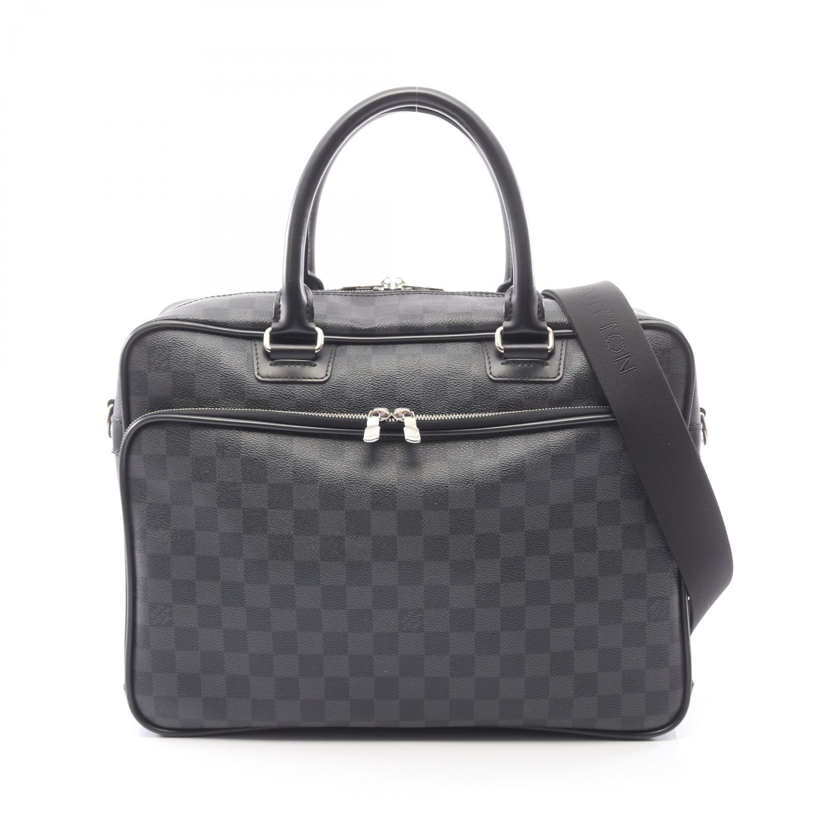 ルイ・ヴィトン LOUIS VUITTON ブリーフケース イカール ダミエグラフィット 2WAY ビジネスバッグ バッグ PVCコーティングキャンバス レザー ダミエ・グラフィット メンズ ブラック系 N23253 【中古】