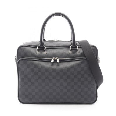ルイ・ヴィトン LOUIS VUITTON ブリーフケース イカール ダミエグラフィット 2WAY ビジネスバッグ バッグ PVCコーティングキャンバス レザー ダミエ・グラフィット メンズ ブラック系 N23253 【中古】