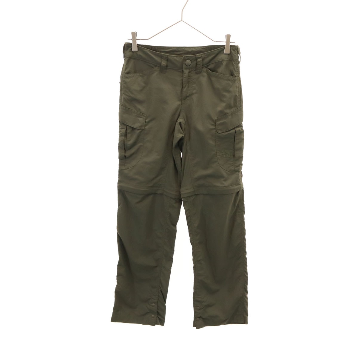 THE NORTH FACE ノースフェイス 2WAY カーゴパンツ XS カーキ アウトドア ポケッタブル