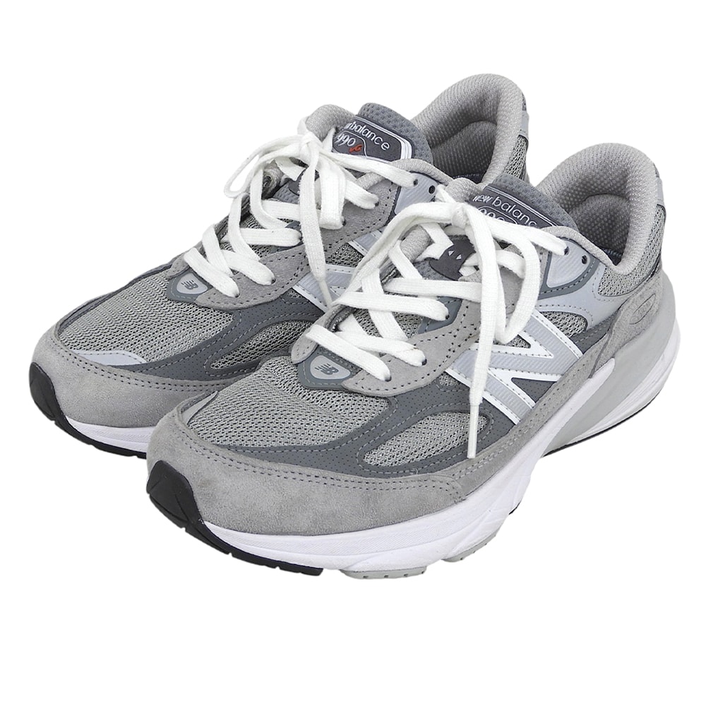 ニューバランス 美品 ローカットスニーカー シューズ メンズ グレー 25.0cm M990GL6 7(US)