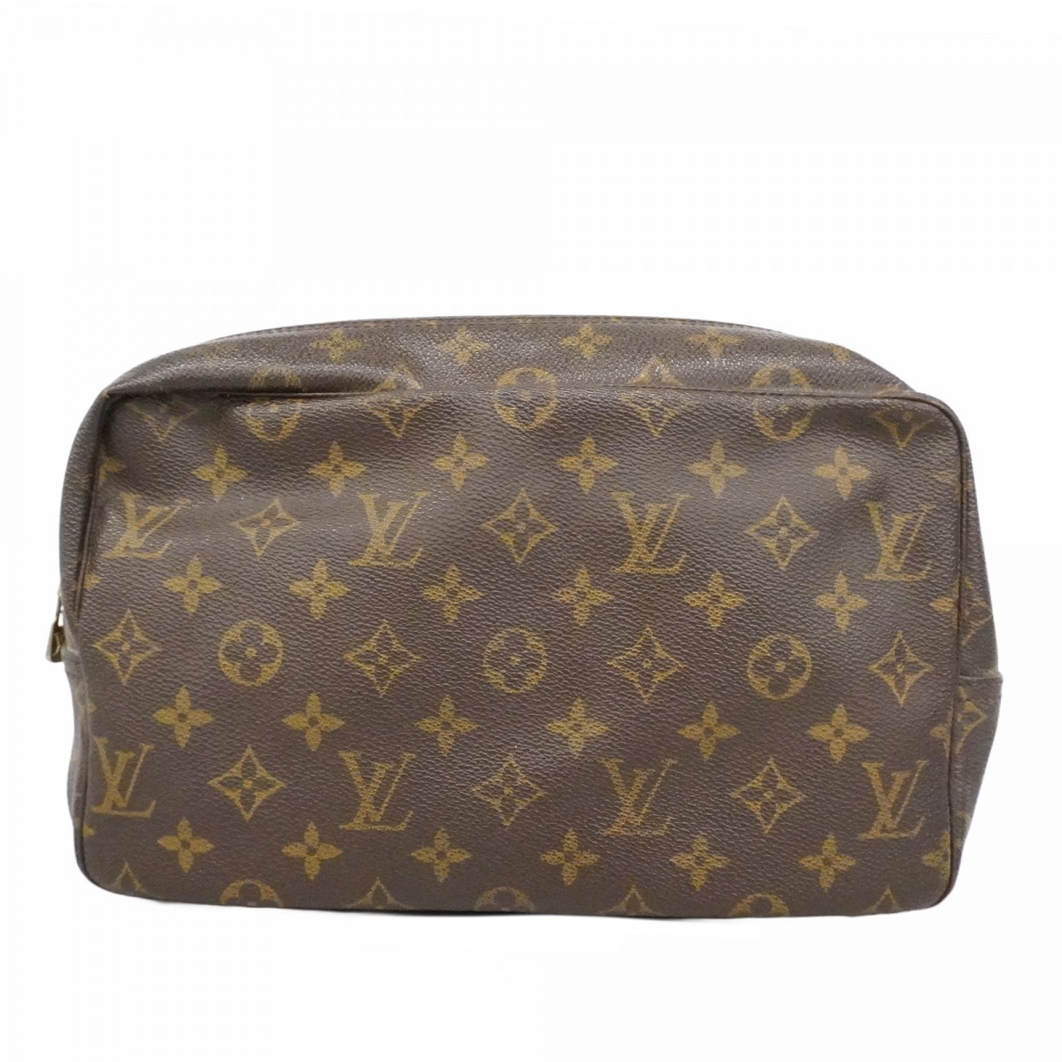 【6dc3545】ルイヴィトン ポーチ モノグラム トゥルーストワレット28 M47522 ブラウン【中古】レディース