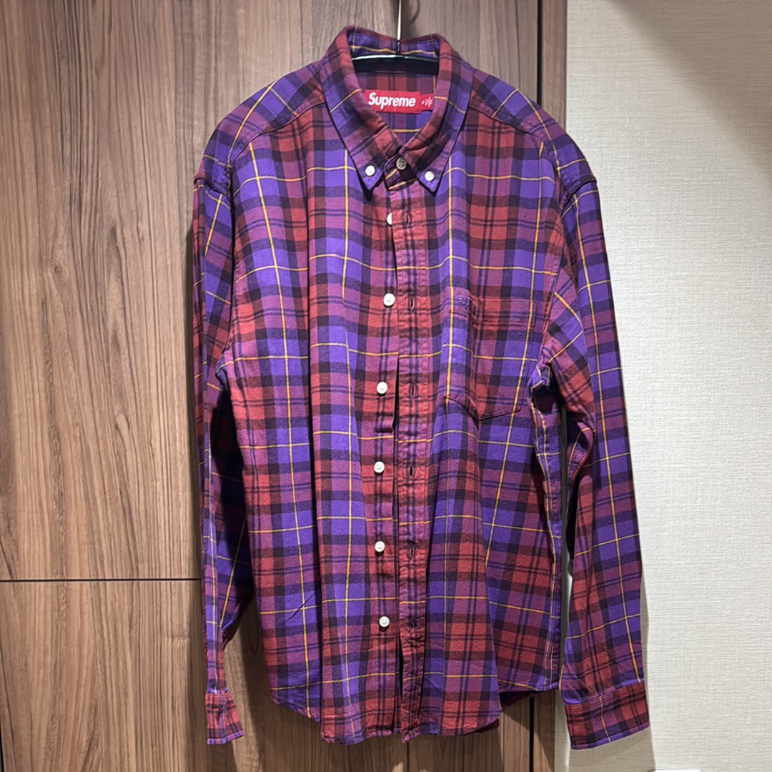 Supreme Plaid Flannel Shirt 