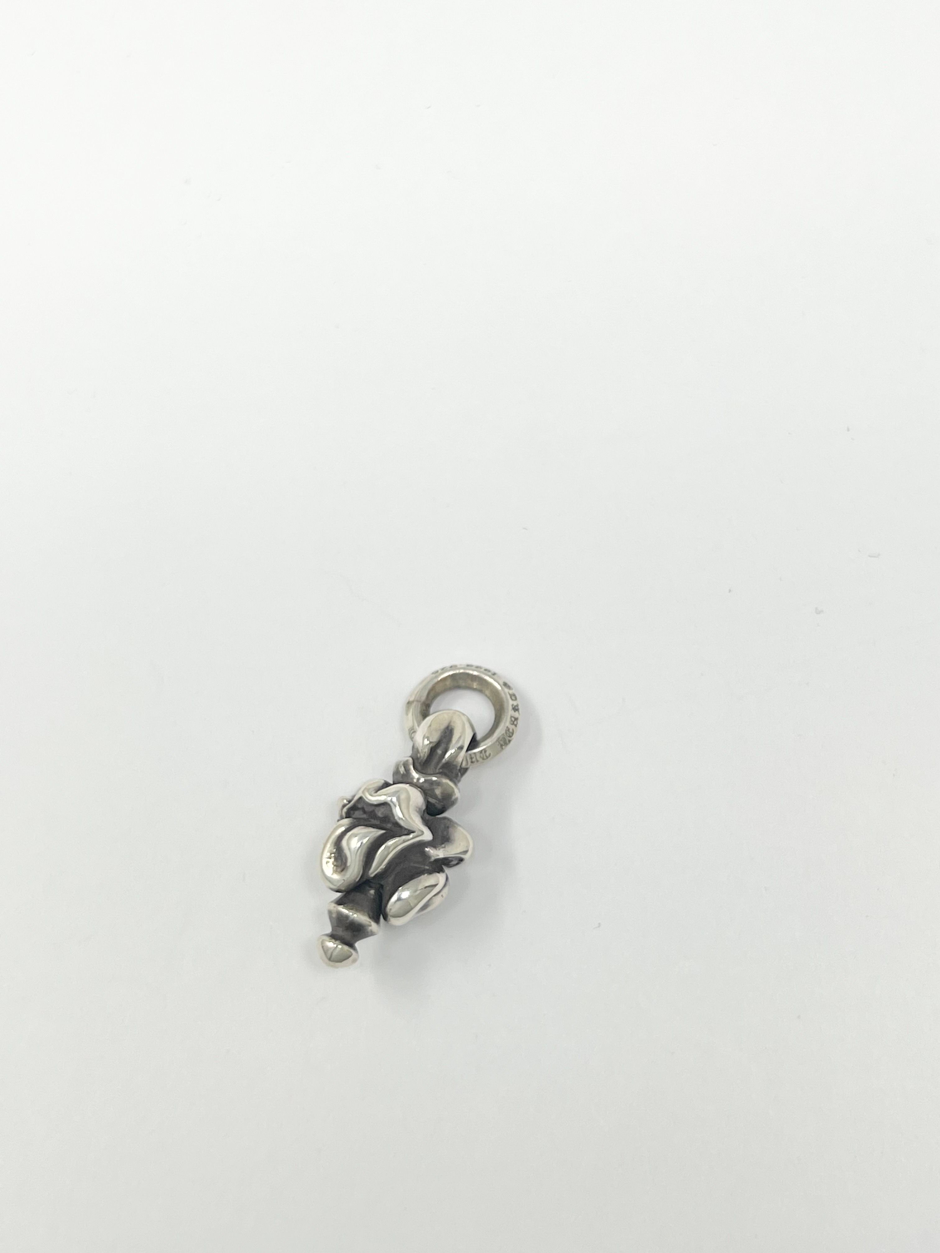 Chrome Hearts Charm 3 Lips & Tan Swiv "Silver"