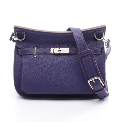 エルメス HERMES ジプシエール28 アイリス ショルダーバッグ バッグ レザー トリヨンクレマンス アイリス □O刻印(2011年製造) レディース パープル系 【中古】