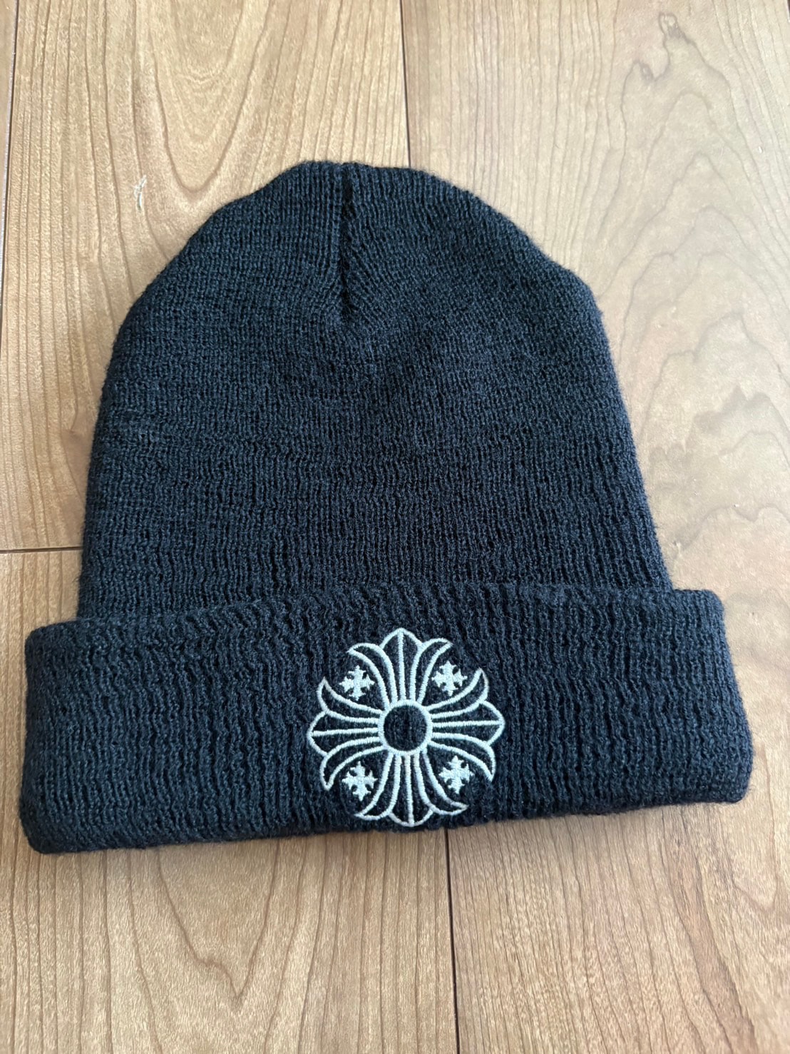 Chrome Hearts Wool Watch Cap CH Plus "Black/White"