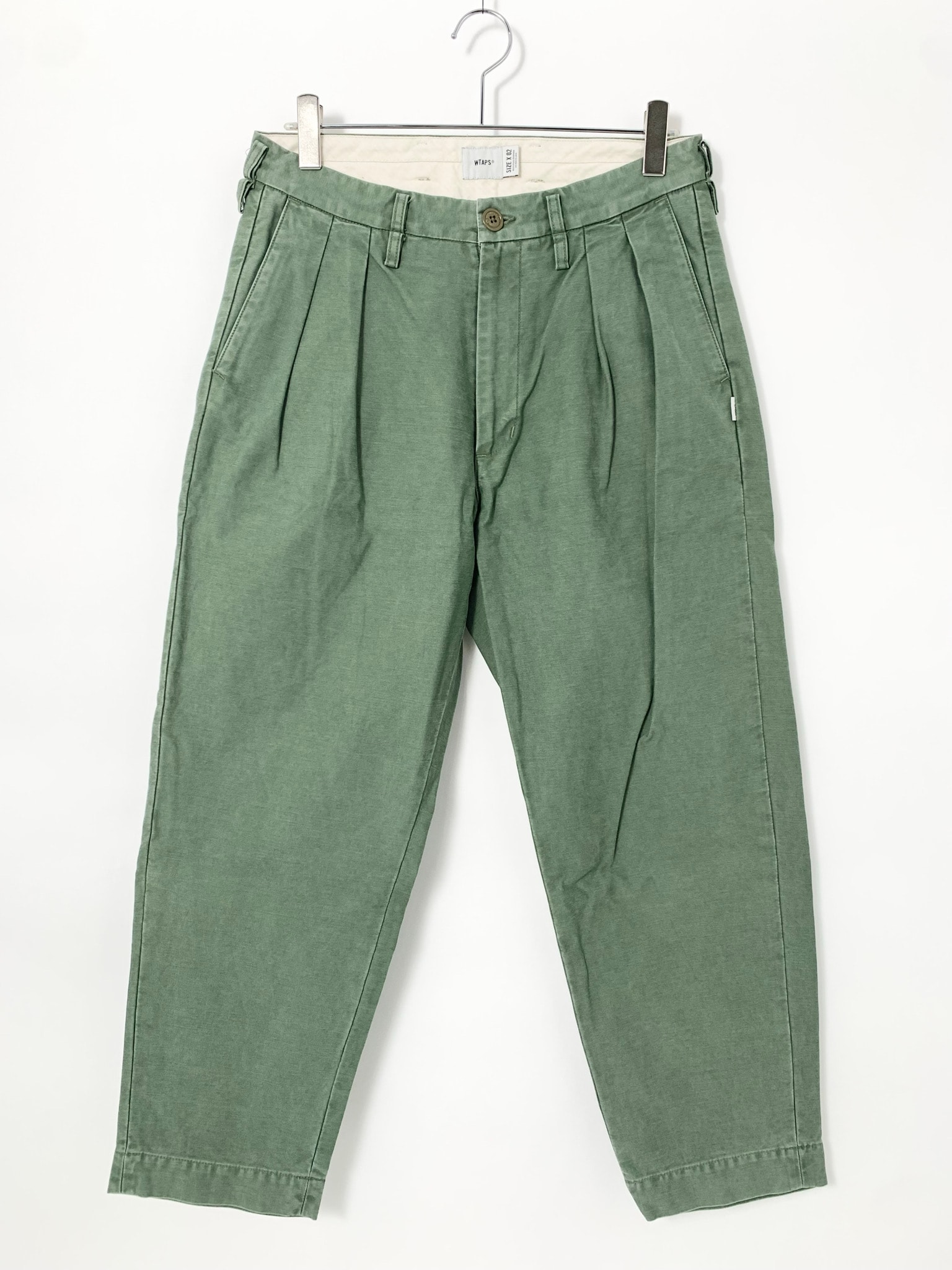 WTAPS BUDS/TROUSERS.COTTON.SATIN Olive Drab