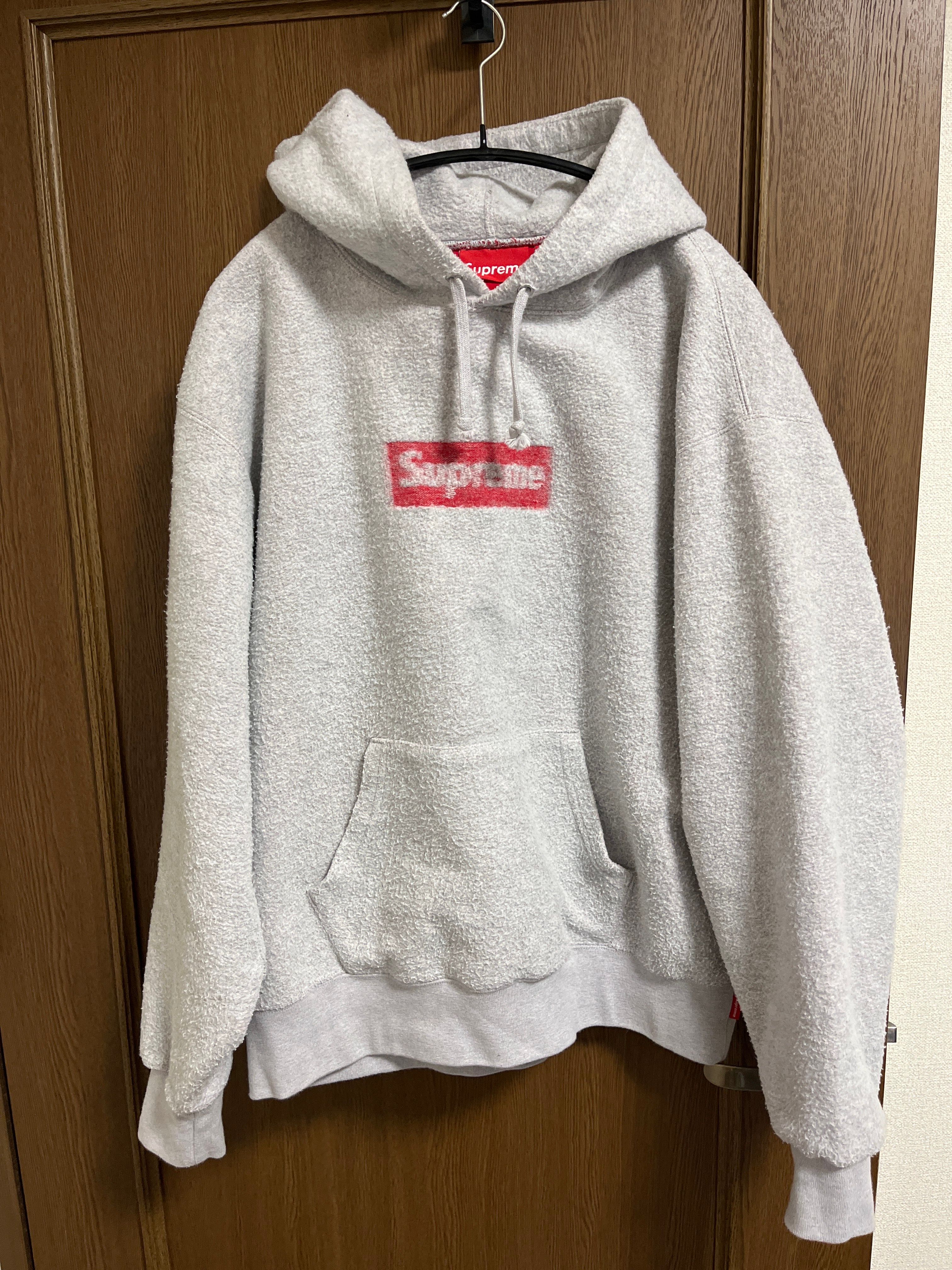Supreme Inside Out Box Logo Hooded Sweatshirt "Heather Grey"