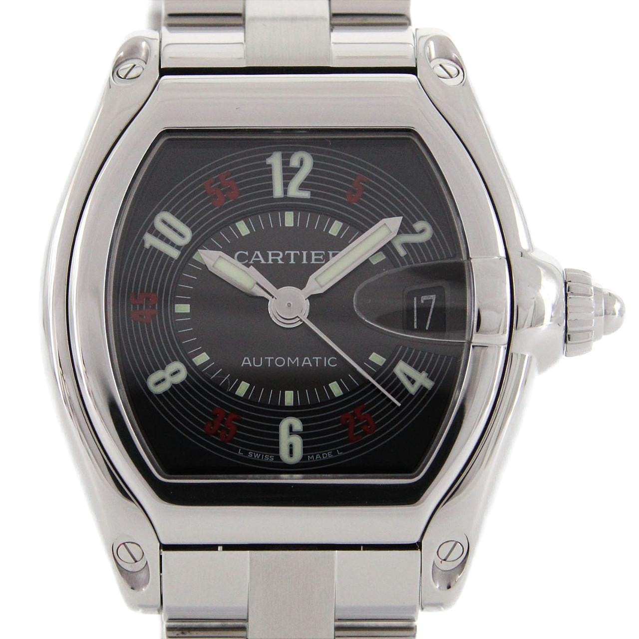 カルティエ ロードスターLM W62002V3 SS 自動巻