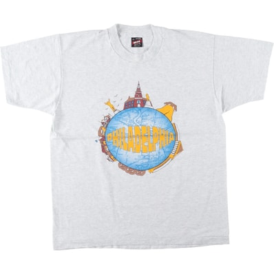 古着 90年代 フルーツオブザルーム FRUIT OF THE LOOM BEST プリントTシャツ USA製 メンズL相当/eaa642061