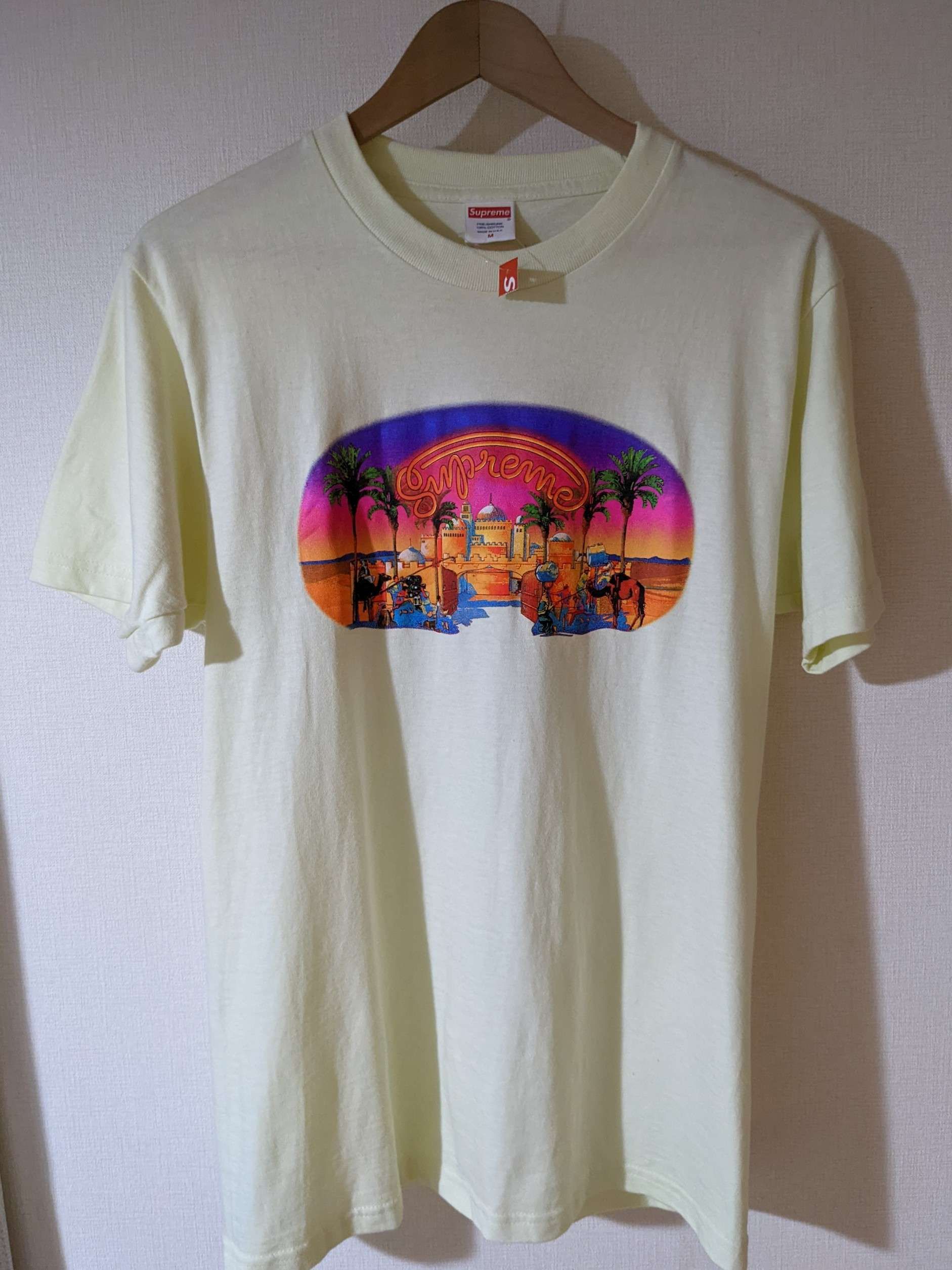 Supreme Mirage Tee "Pale Yellow"