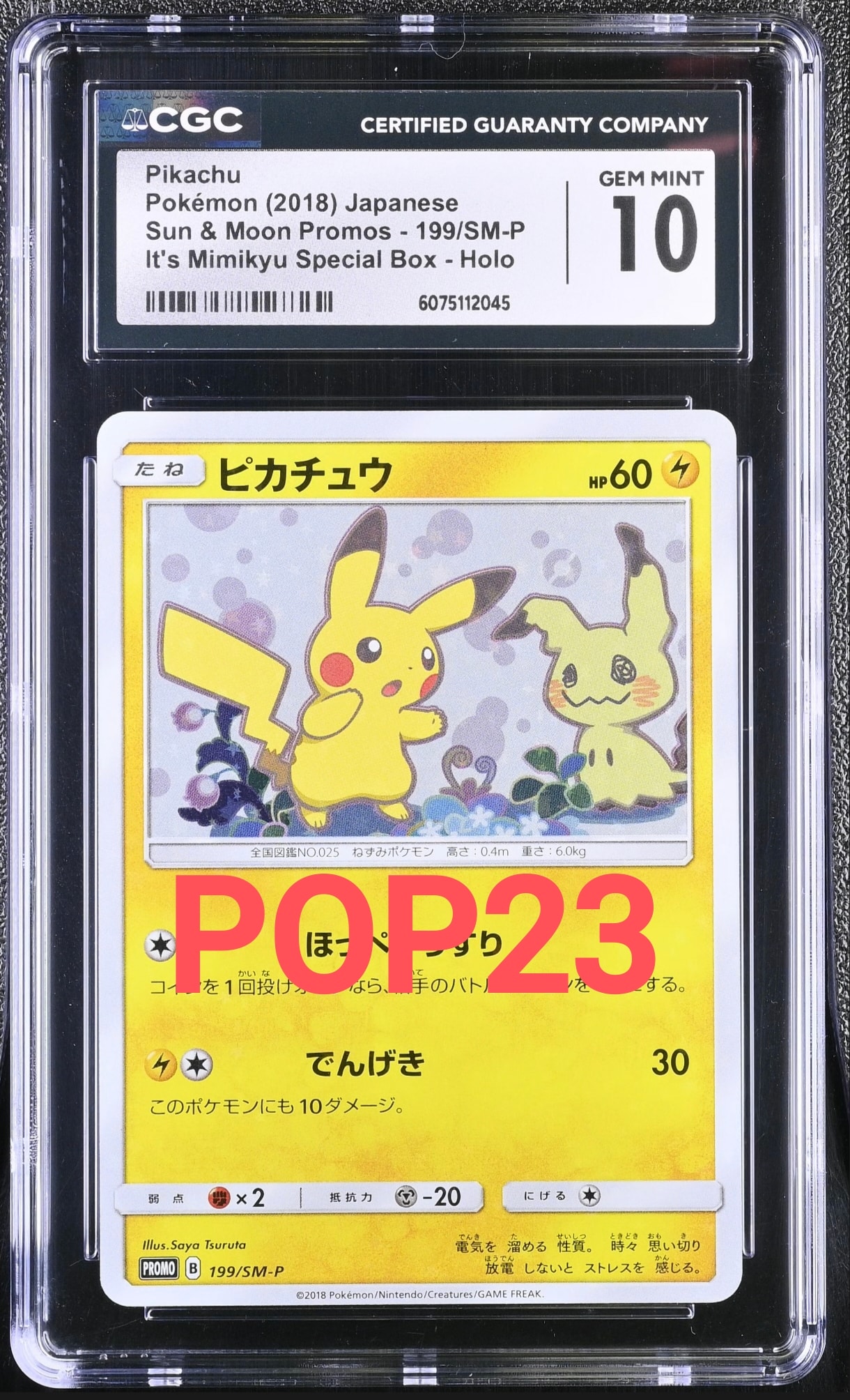 ピカチュウ: プロモ[SM-P 199](プロモーションカード「SM-P」)