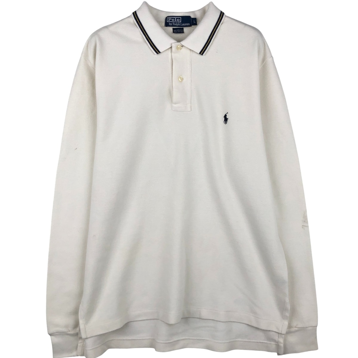 古着 ラルフローレン Ralph Lauren POLO by Ralph Lauren 長袖 ポロシャツ メンズL相当/eaa616706