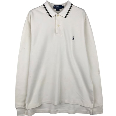 古着 ラルフローレン Ralph Lauren POLO by Ralph Lauren 長袖 ポロシャツ メンズL相当/eaa616706