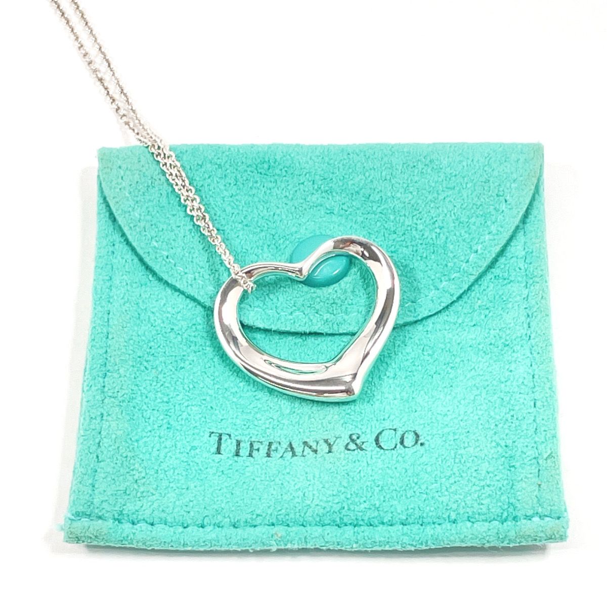 Tiffany & Co Open Heart Necklace "Silver"
