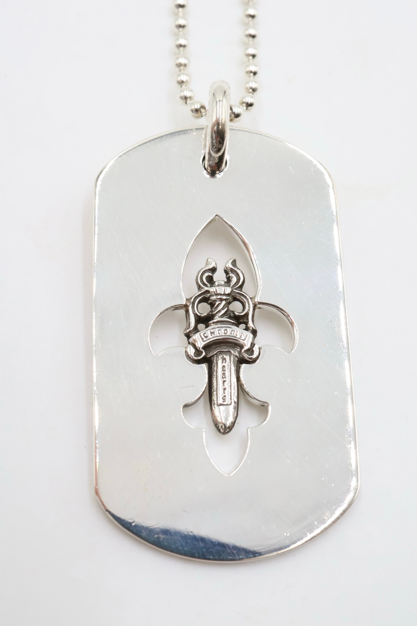 A (未使用に近い)】【新品】Chrome Hearts フラワーダガー ドックダグ