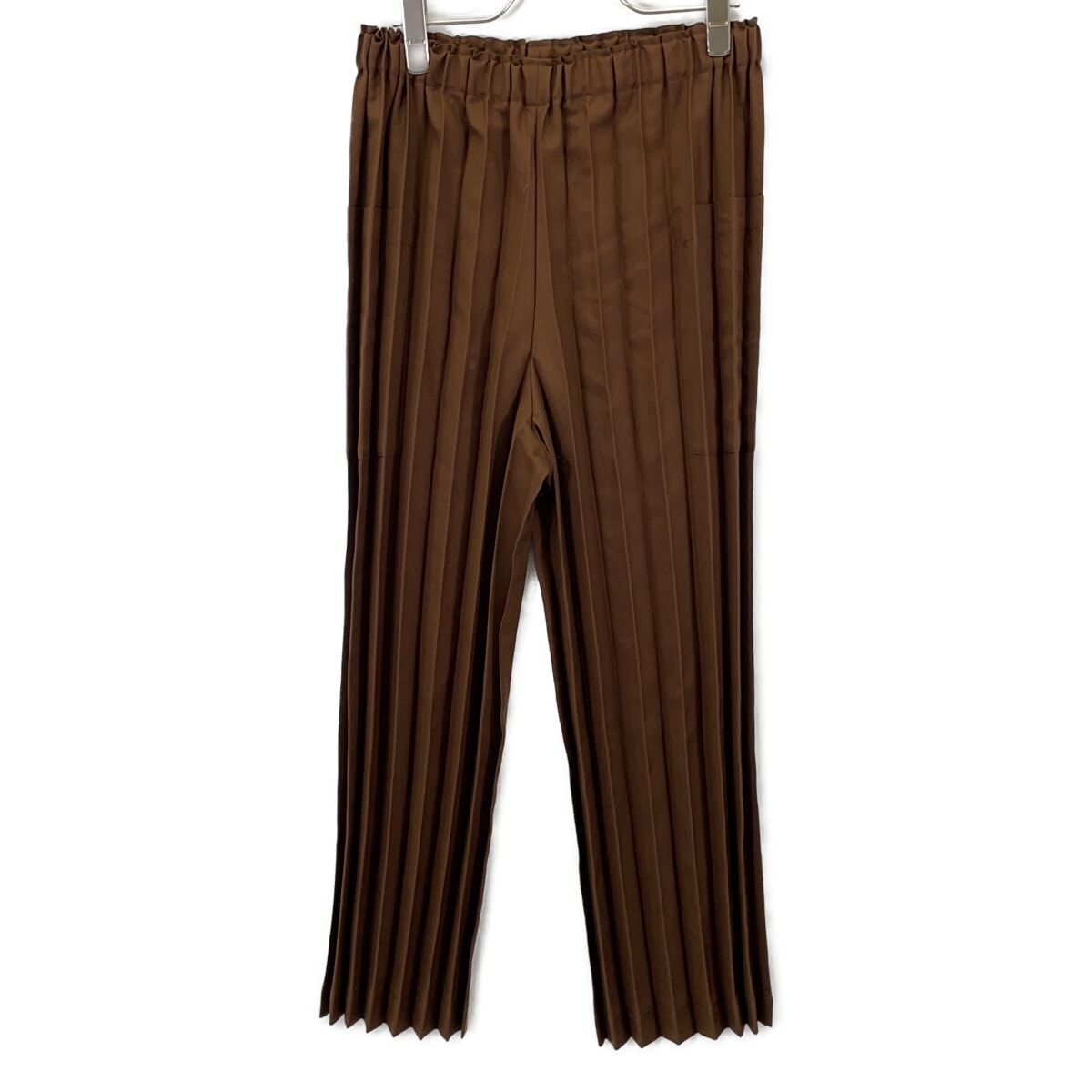 ミーイッセイミヤケ 25AW ブラウン MI53FF101 COLOR PLEATS BOTTOM