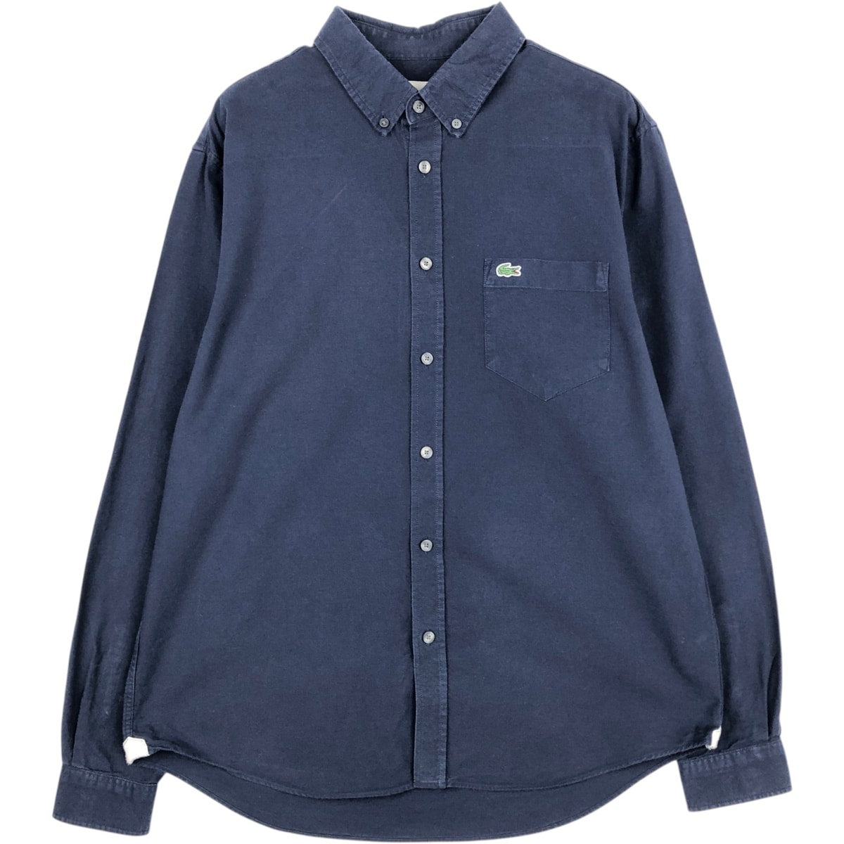 古着 ラコステ LACOSTE REGULAR FIT 長袖 ボタンダウンシャツ メンズL相当/eaa633568