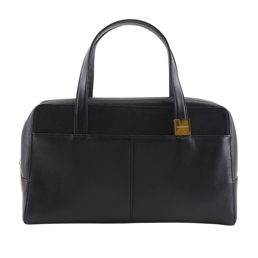 バーバリー シボ革 ノバチェック レディースハンドバッグ