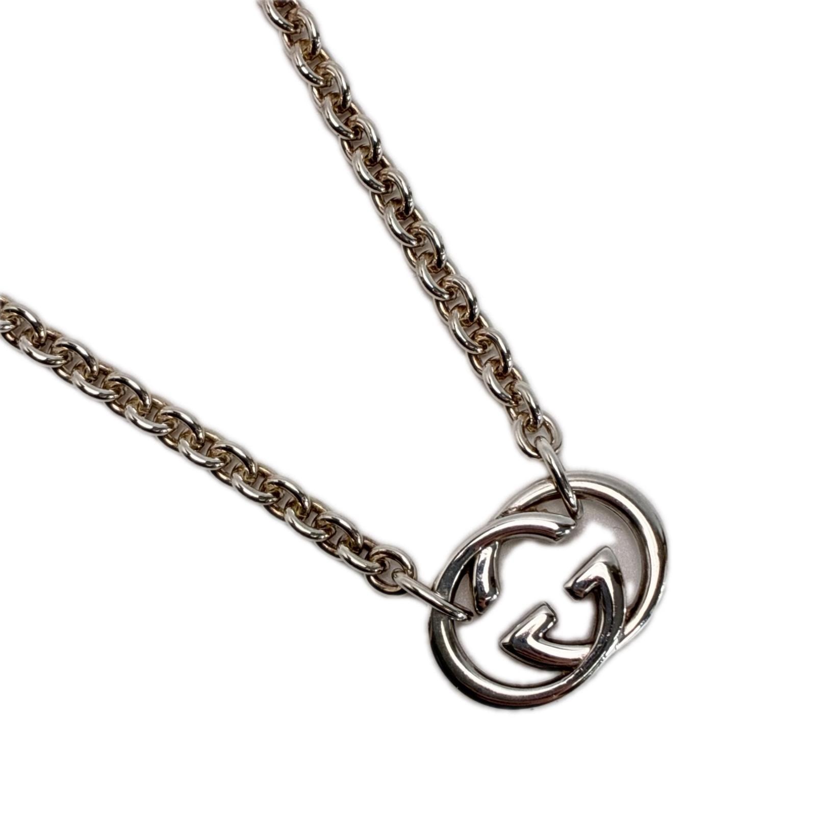 GUCCI グッチ インターロッキングG シルバー925 ネックレス  ペンダント SV