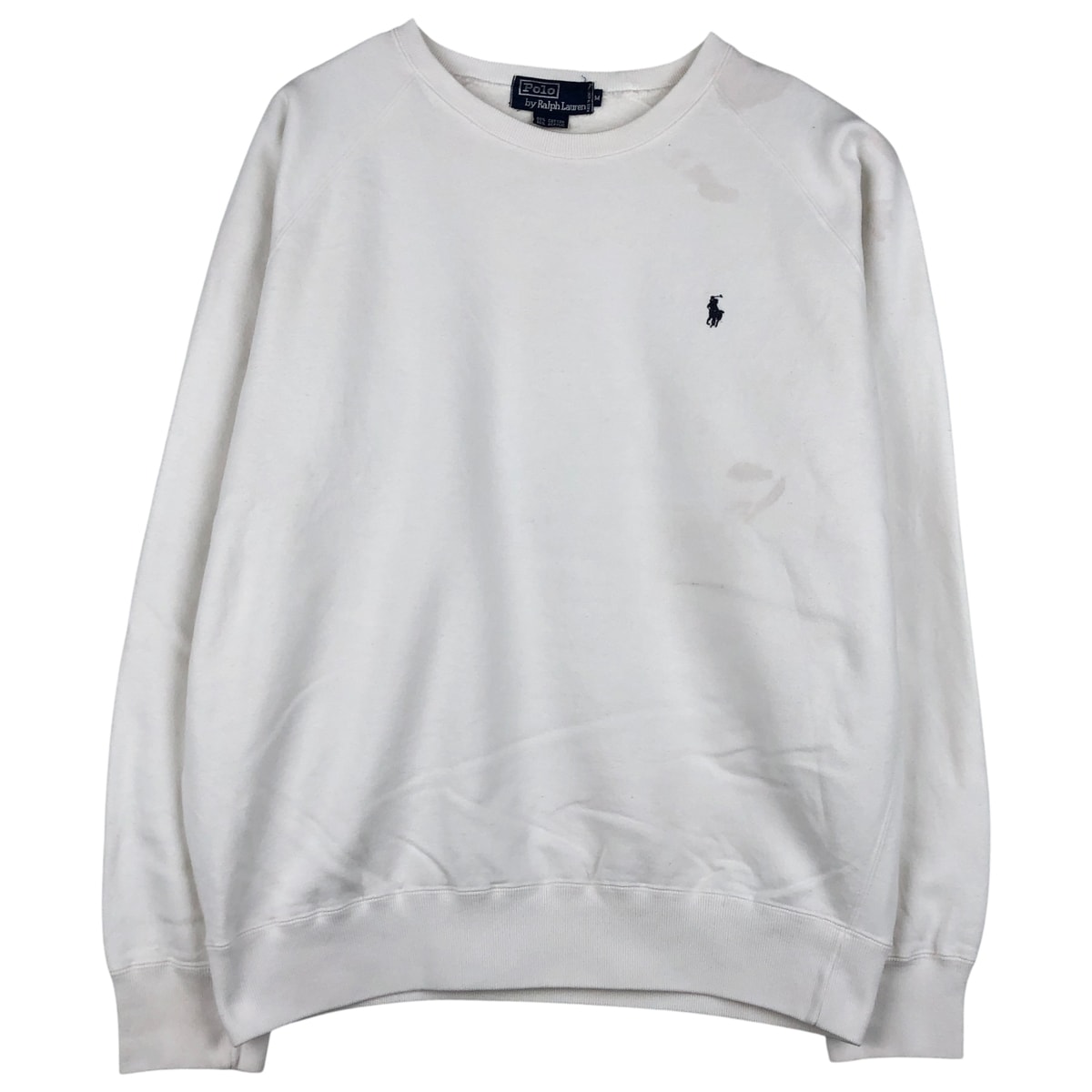 古着 ラルフローレン Ralph Lauren POLO by Ralph Lauren ワンポイントロゴスウェットシャツ トレーナー メンズM相当/eaa605181