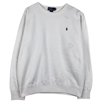 古着 ラルフローレン Ralph Lauren POLO by Ralph Lauren ワンポイントロゴスウェットシャツ トレーナー メンズM相当/eaa605181