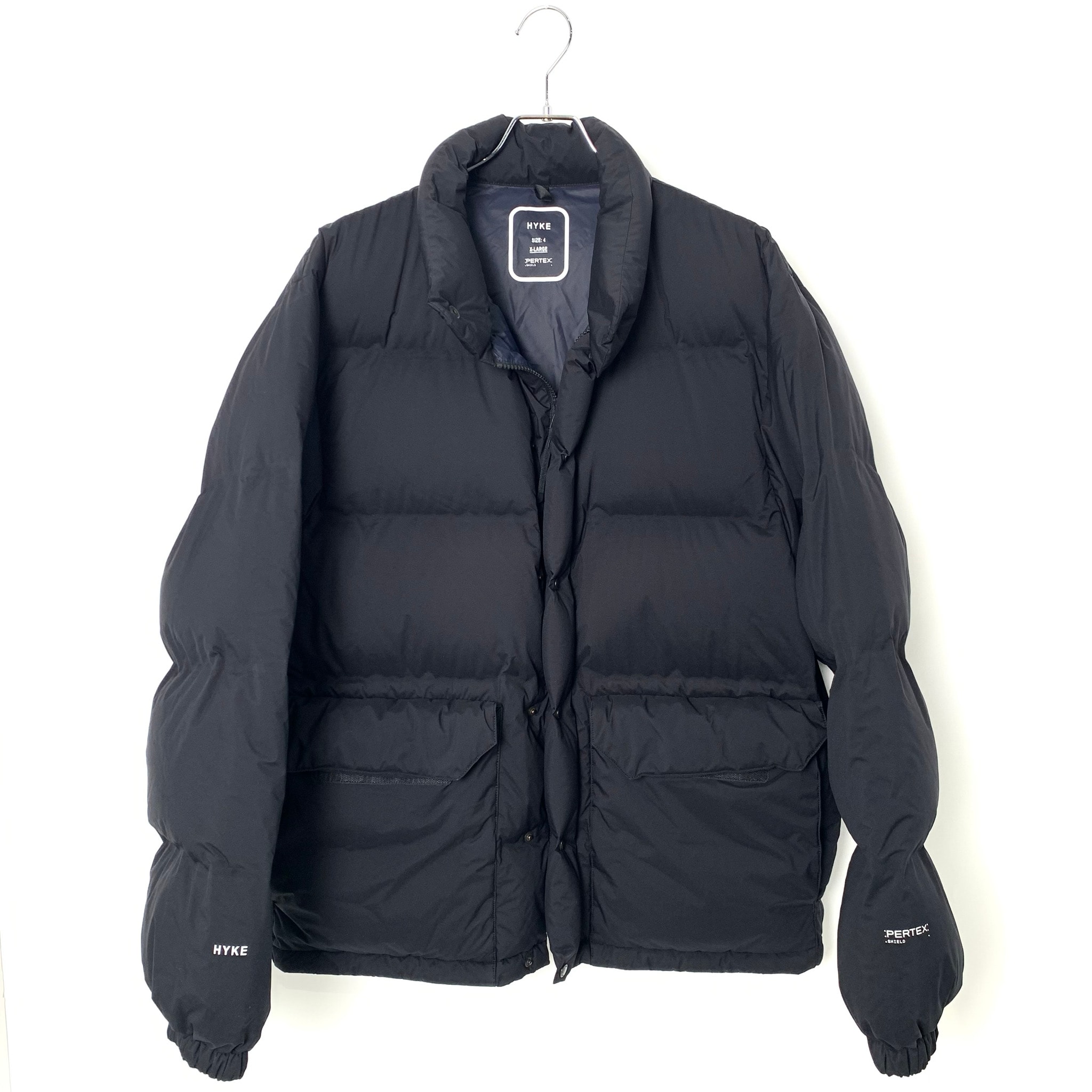 HYKE 25AW PERTEX DOWN JACKET Black