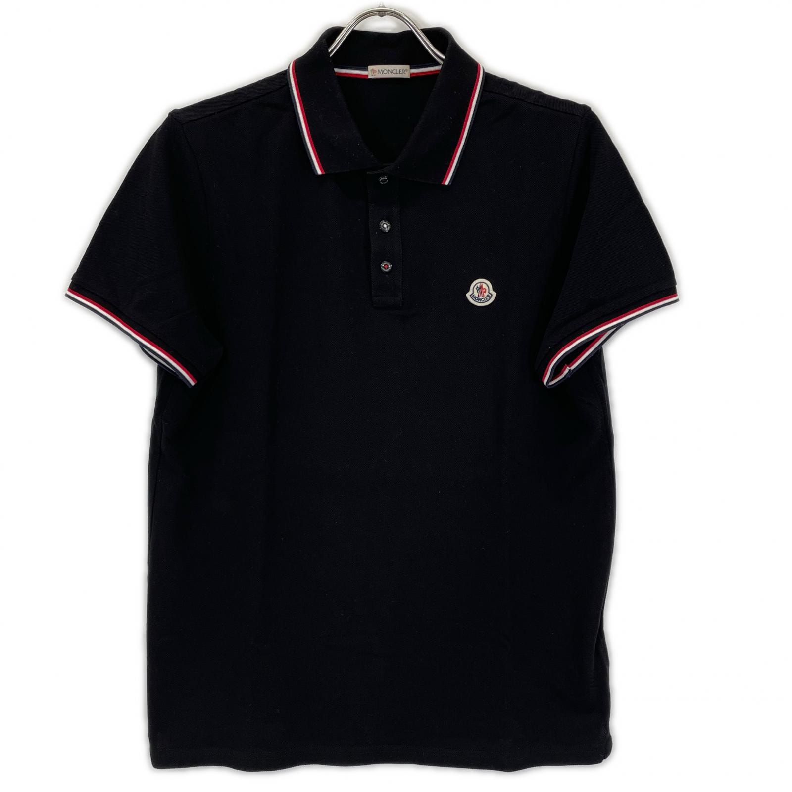 モンクレール MAGLIA POLO MANICA CORTA ロゴワッペン ポロシャツ M