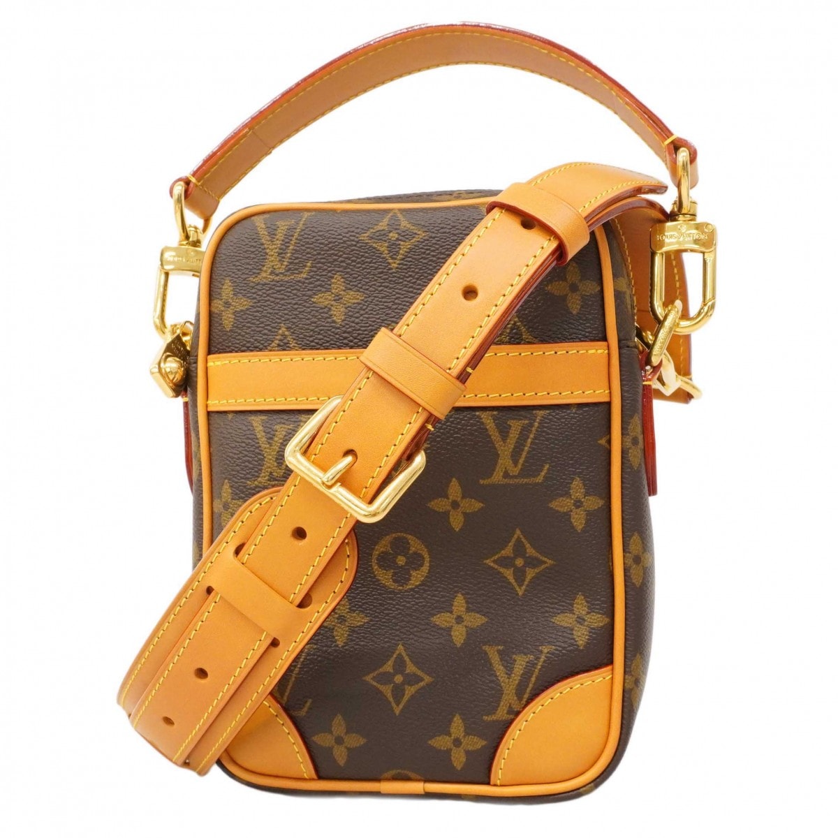 【6dd4586】ルイヴィトン ハンドバッグ モノグラム ダヌーブ M14013 ブラウン 2wayバッグ【中古】メンズ