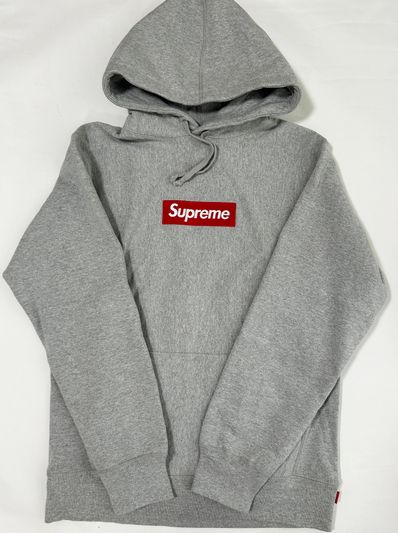 Supreme Box Logo Hooded Sweatshirt "Heather Grey" (13FW)