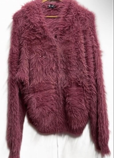 THUG CLUB Pack Fur Zip-up Hoodie "PINK"