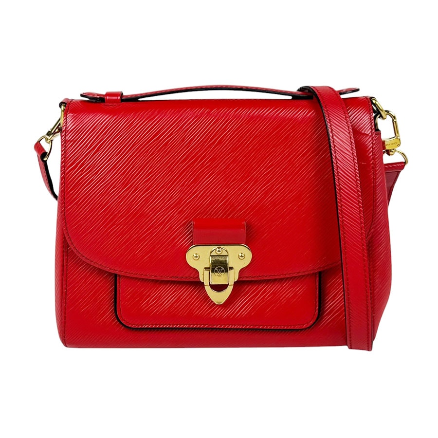 ルイ ヴィトン LOUIS VUITTON ハンドバッグ ショルダーバッグ エピ ボッカドア エピレザー レッド ゴールド レディース【中古】 z11216
