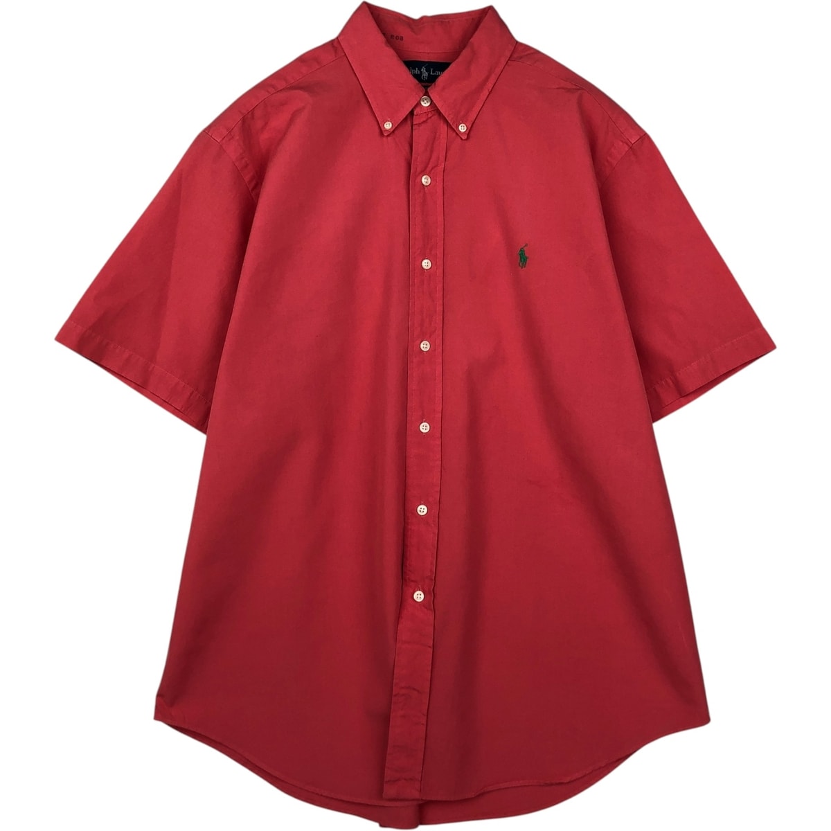 古着 ラルフローレン Ralph Lauren CLASSIC FIT 半袖 ボタンダウンシャツ メンズXL相当/eaa638315