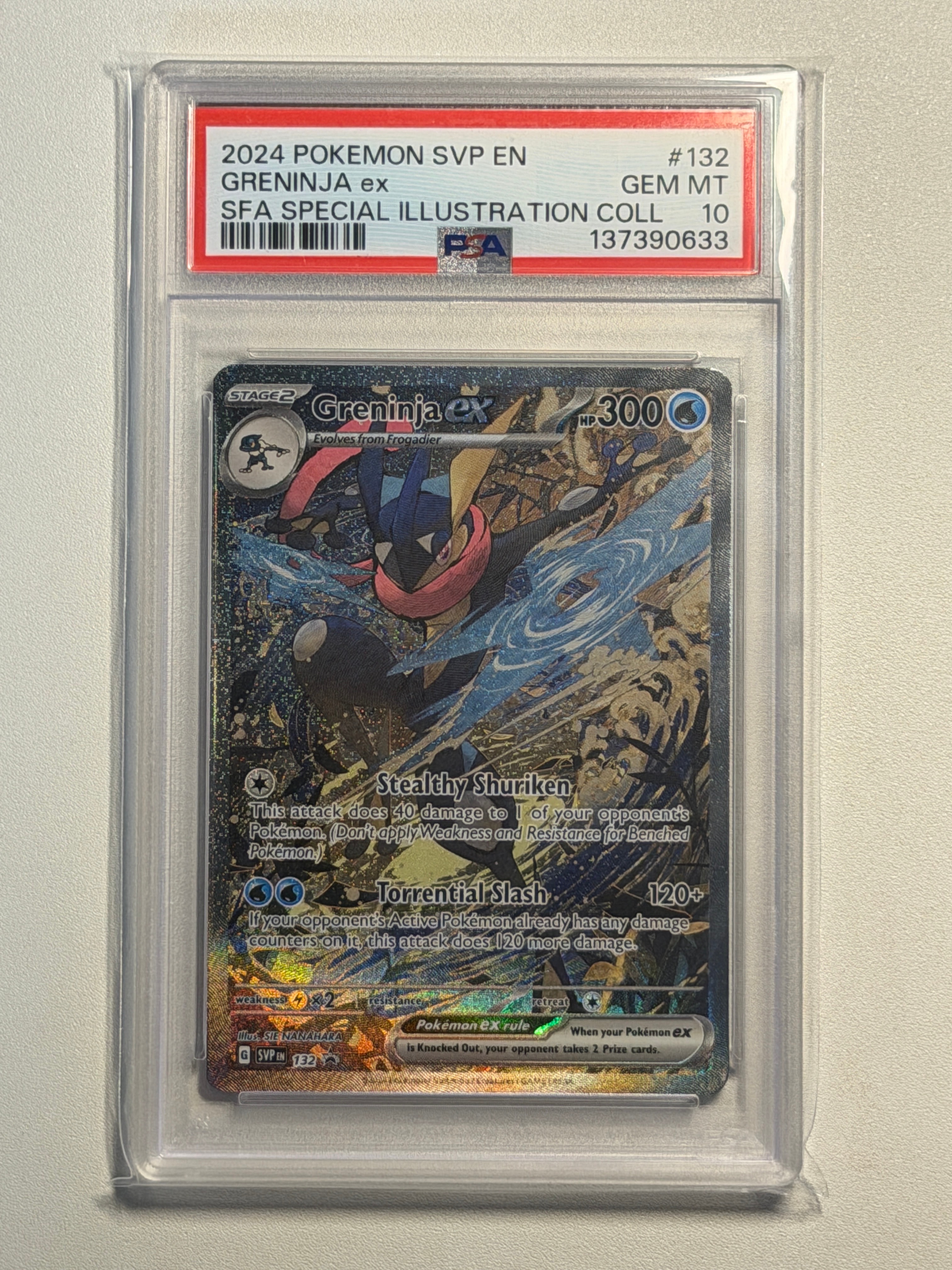 PSA9】ゲッコウガex P [SVP EN 132]【英語版】(スカーレット