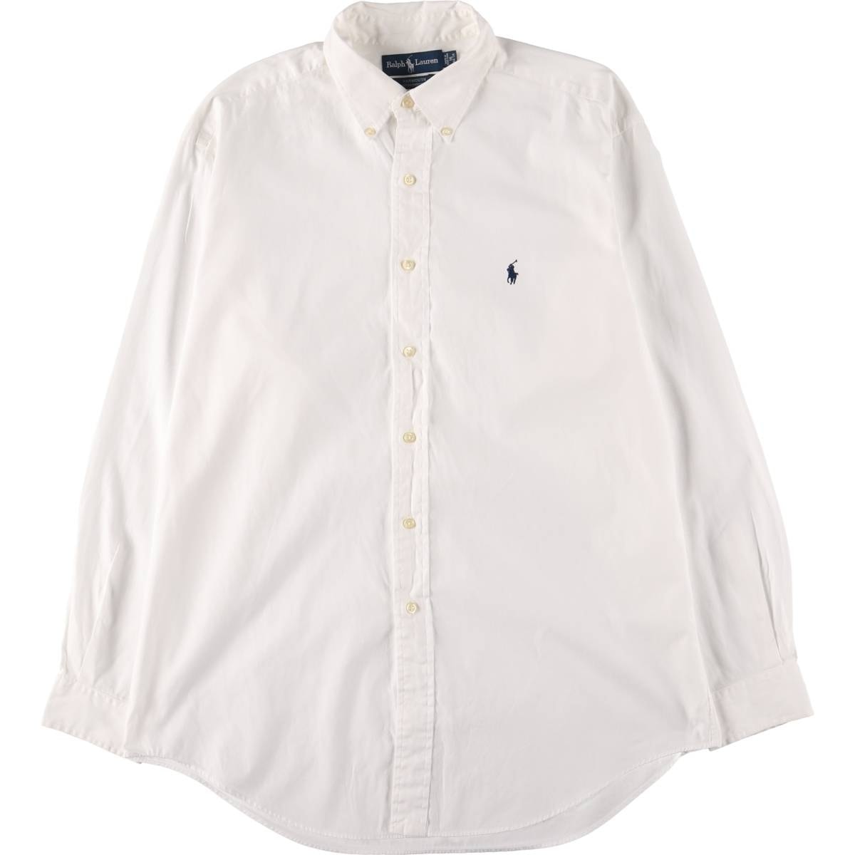 古着 ラルフローレン Ralph Lauren YARMOUTH 長袖 ボタンダウンシャツ メンズL相当/eaa533548