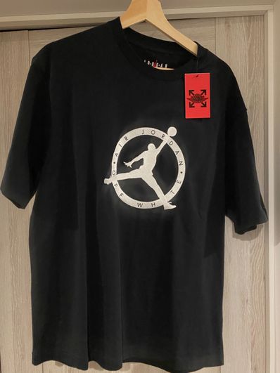 Air Jordan Off-WhiteTM️ Short Sleeve T-shrit "Black"