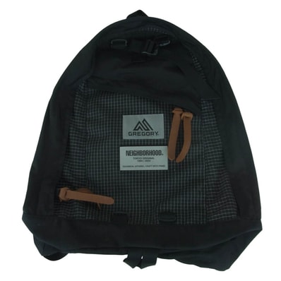 NEIGHBORHOOD ネイバーフッド GREGORY グレゴリー DAYPACK リフレクティブ リップストップ デイパック リュック ブラック系【美品】【中古】