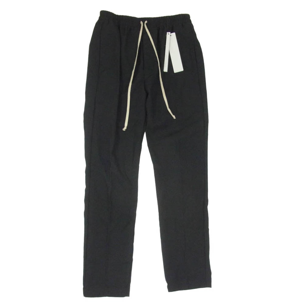 Rick Owens リックオウエンス 24AW RU02D6390-WGP PORTERVILLE期 Drawstring Slim Long ドローストリング トラックパンツ ブラック系 50【中古】