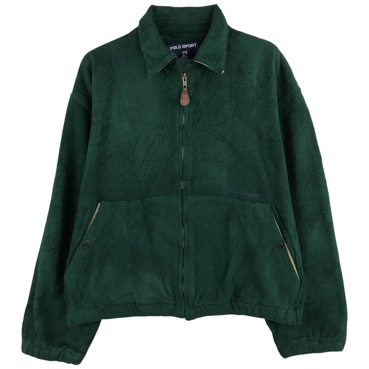 古着 90年代 ラルフローレン Ralph Lauren POLO SPORT ポロスポーツ スイングトップタイプ フリースジャケット USA製 メンズM相当 ヴィンテージ/eaa611771
