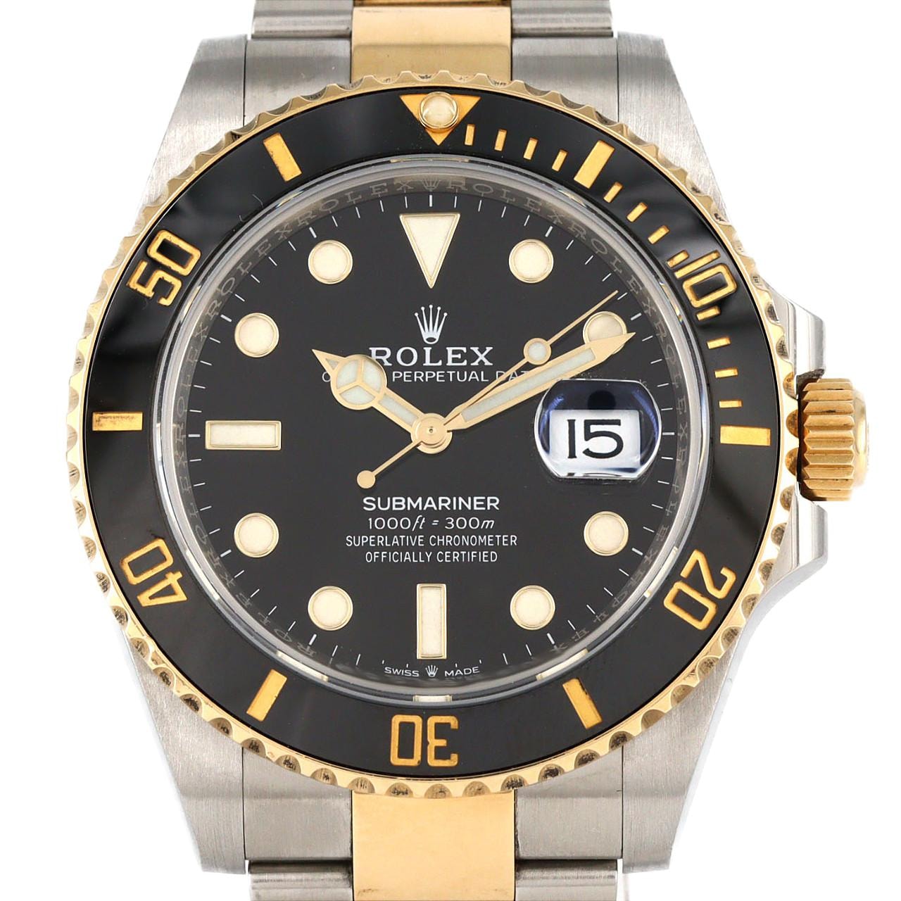 ロレックス サブマリーナーデイト 126613LN SSxYG 自動巻 ランダム番