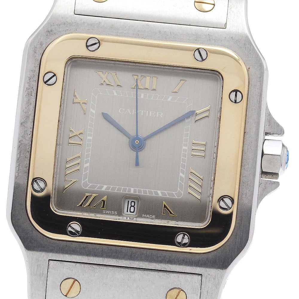 ☆良品 カルティエ サントスガルべ LM W20030C4 メンズ 【中古】