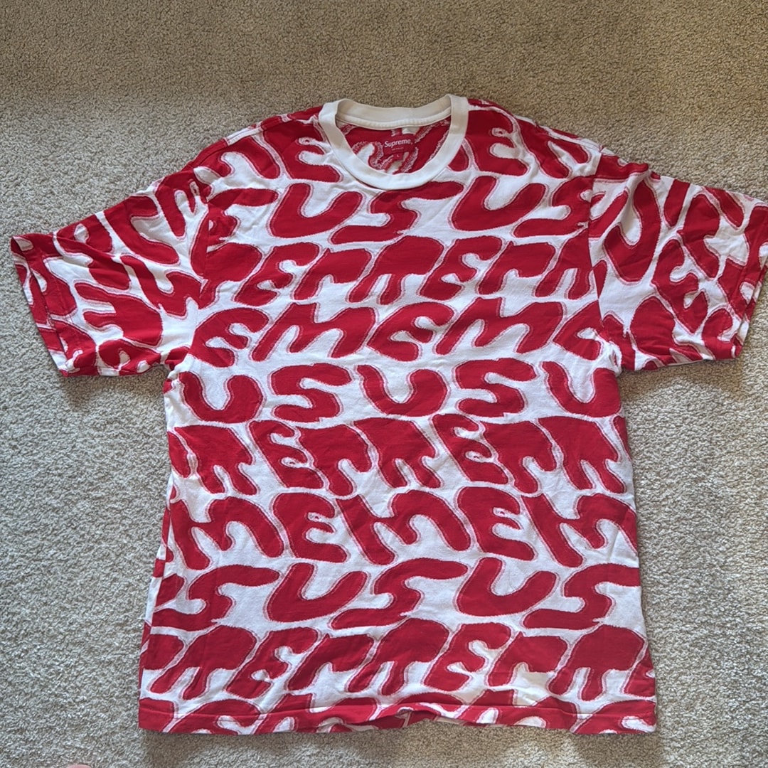 Supreme Stacked Intarsia S/S Top "White"