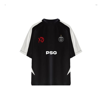 the weeknd PSG × XO Jersey black