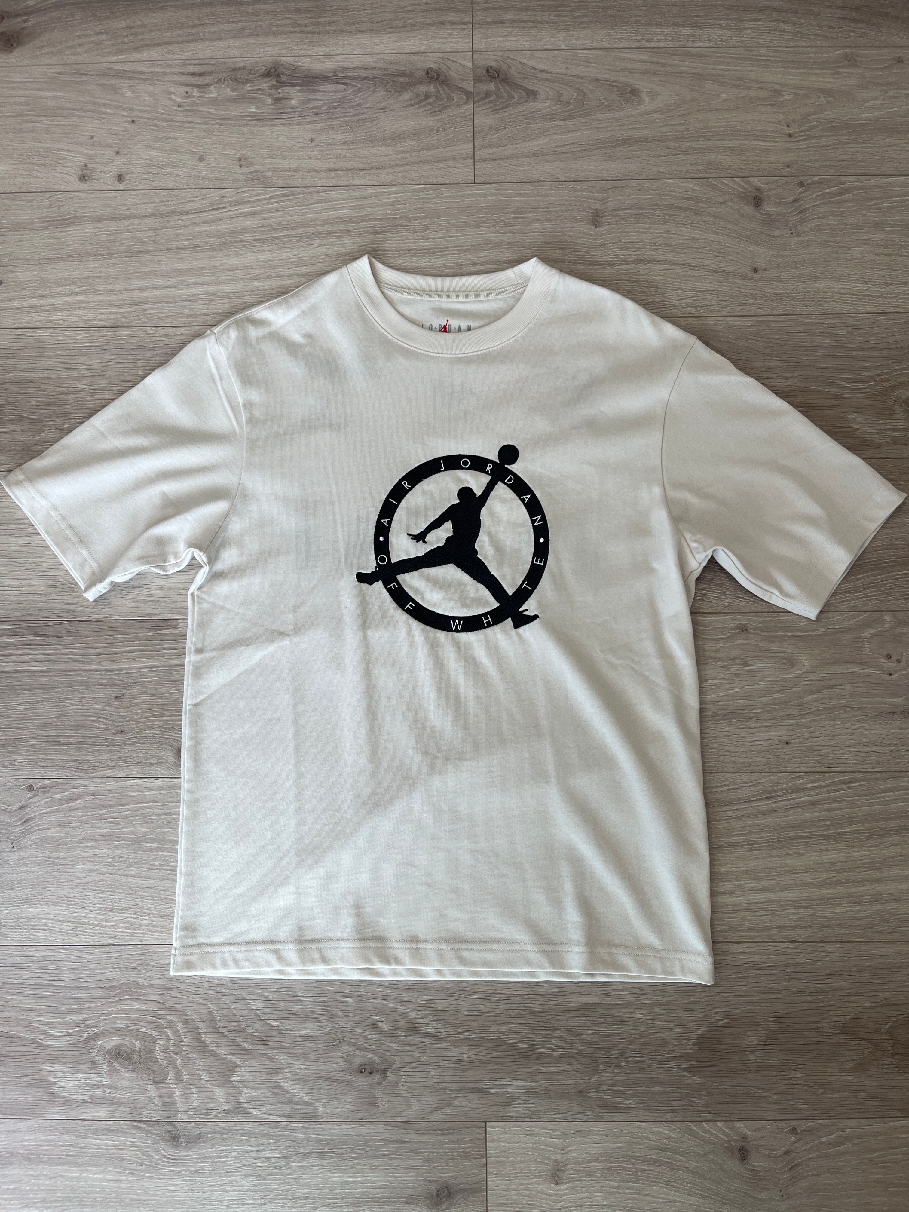 Air Jordan Off-WhiteTM️ Short Sleeve T-shrit "Gray"