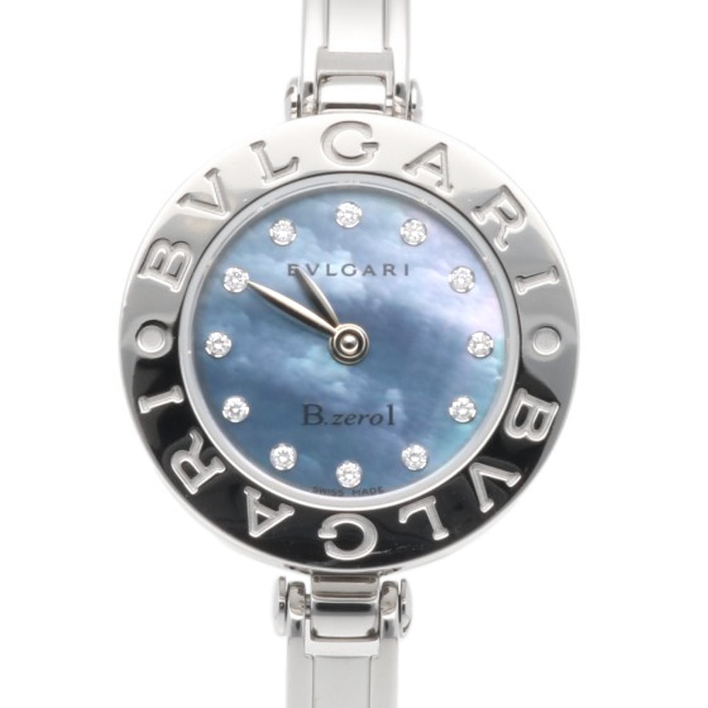 ブルガリ B-zero1 腕時計 時計 ステンレススチール BZ22S クオーツ 磨き直し済 レディース 1年保証 BVLGARI  中古