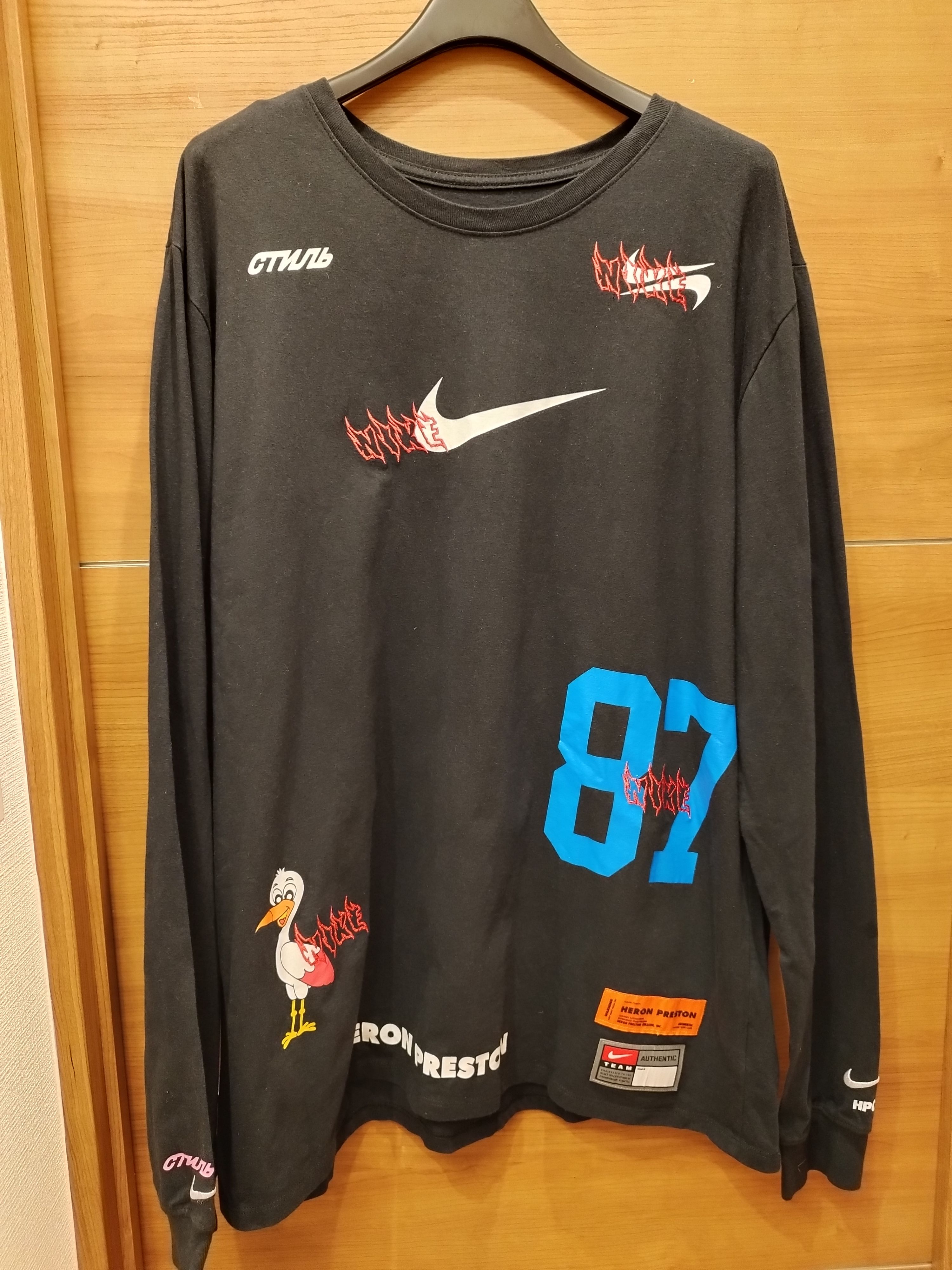 Nike x Heron Preston L/S Tee "Black"
