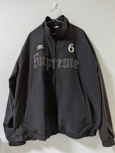Supreme x Umbro Rhinestone Track Jacket "Black"