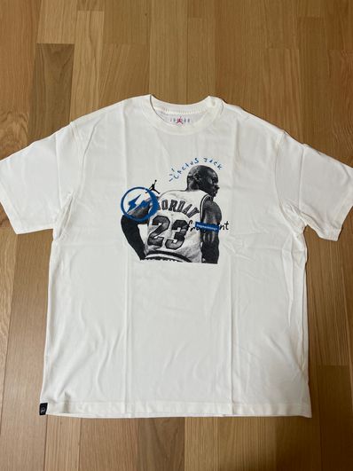 Air Jordan Travis Scott Fragment Tee "White"